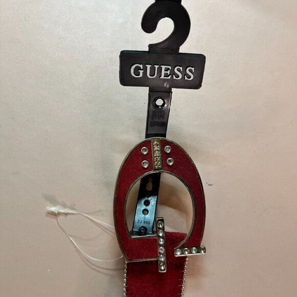 NEW Guess Red Belt Lite Fuzzy NICE main image 5